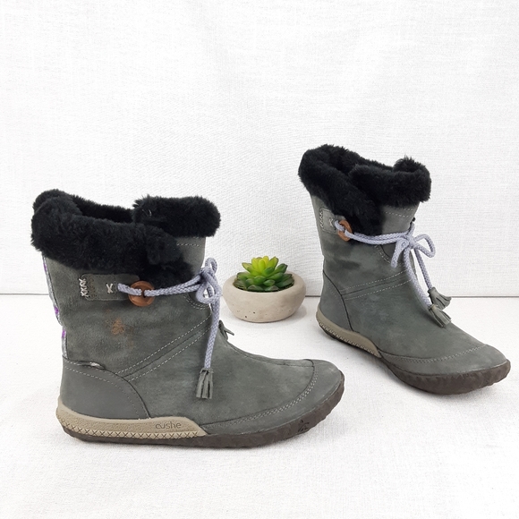 CUSHE FIRESIDE GRAY WATERPROOF BOOTS - Picture 16 of 16